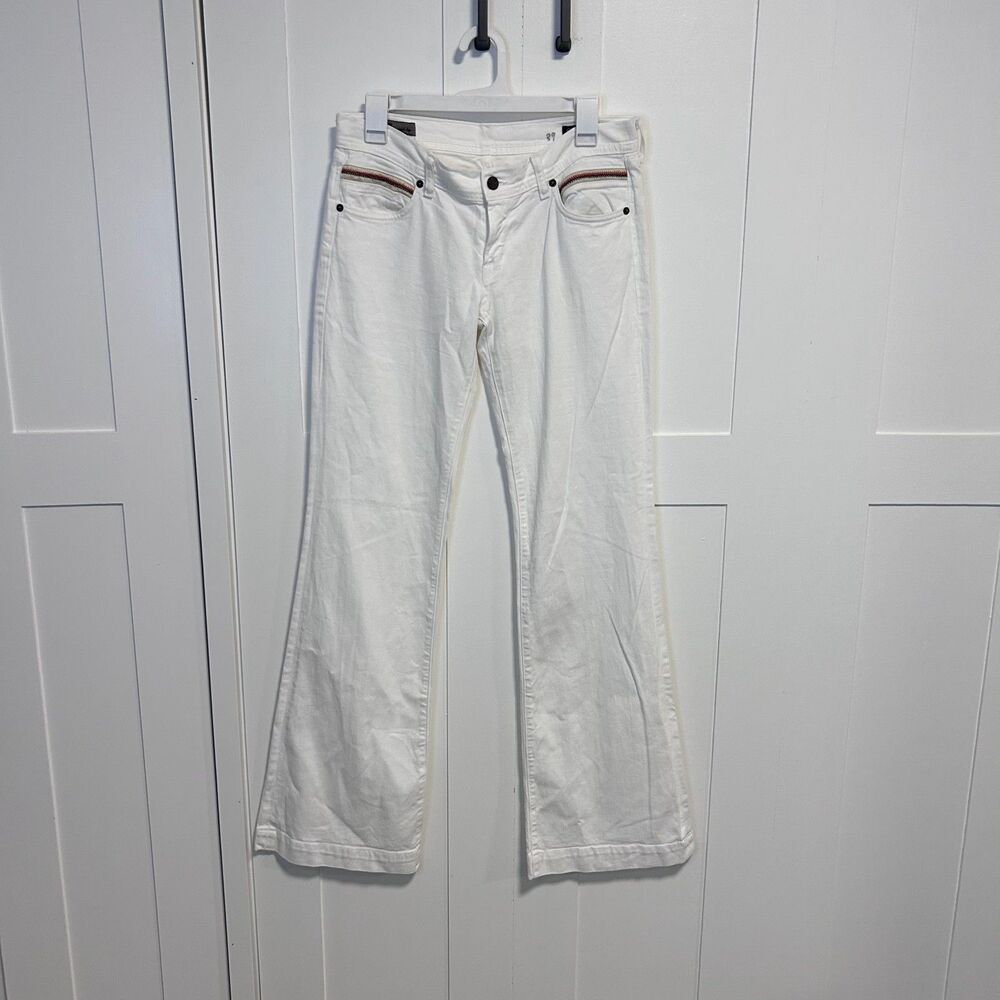 Citizen's of Humanity Low Rise Wide Leg Y2K Cade Cod Pocket Embroidered 29